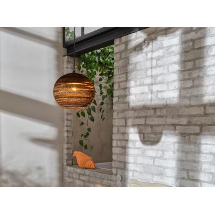 Ledvance - Pakabinamas sietynas DECOR CARDBOARD 1xE27/15W/230V diametras 26 cm