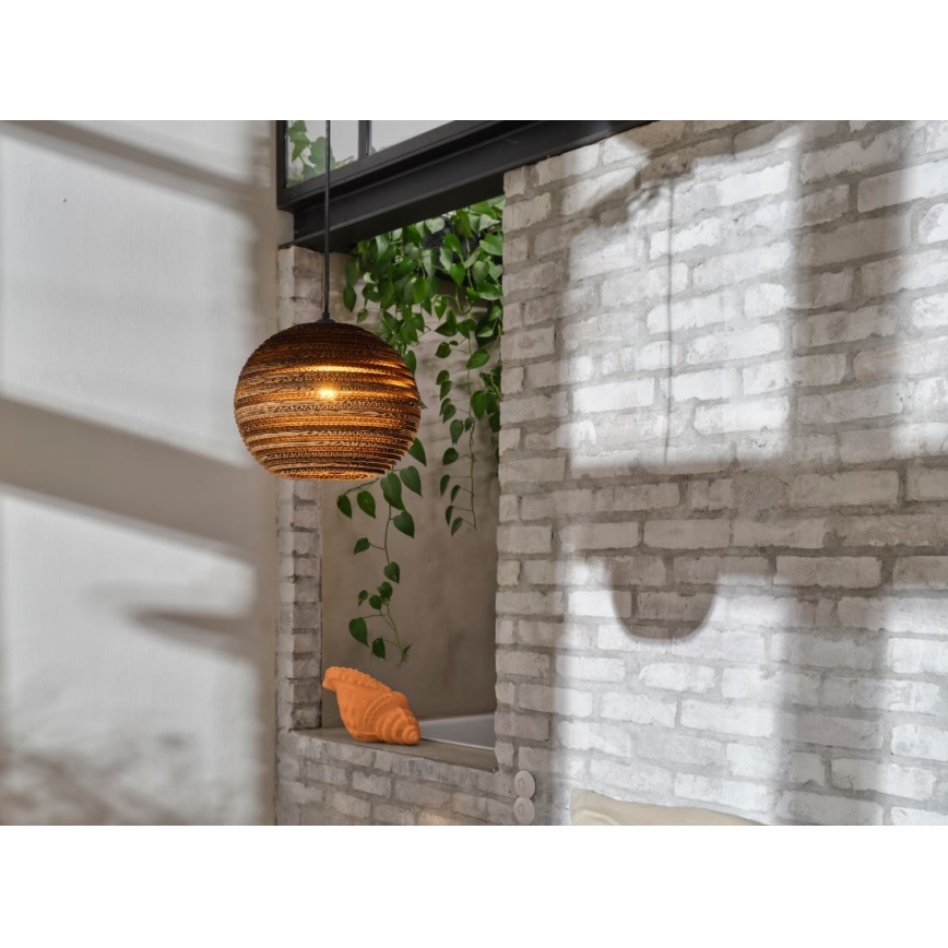 Ledvance - Pakabinamas sietynas DECOR CARDBOARD 1xE27/15W/230V diametras 26 cm