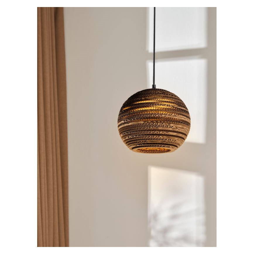 Ledvance - Pakabinamas sietynas DECOR CARDBOARD 1xE27/15W/230V diametras 26 cm