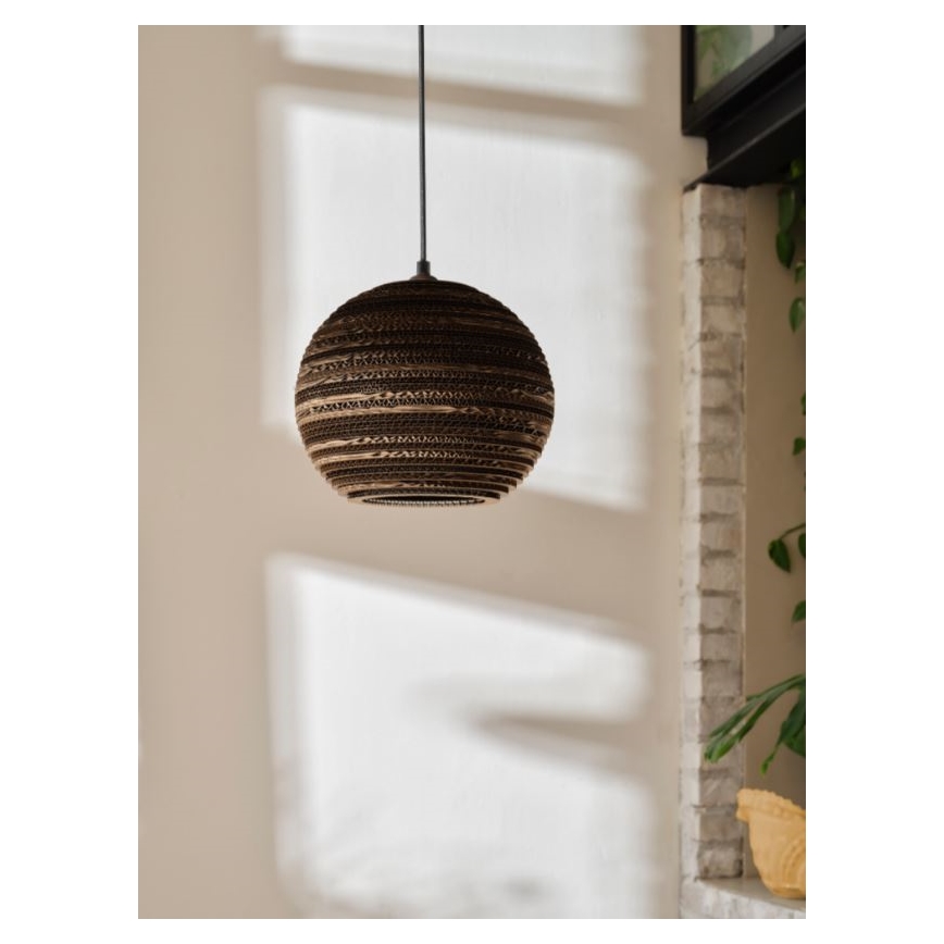 Ledvance - Pakabinamas sietynas DECOR CARDBOARD 1xE27/15W/230V diametras 26 cm