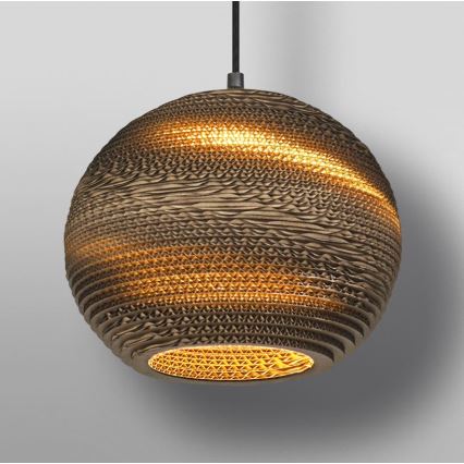 Ledvance - Pakabinamas sietynas DECOR CARDBOARD 1xE27/15W/230V diametras 26 cm