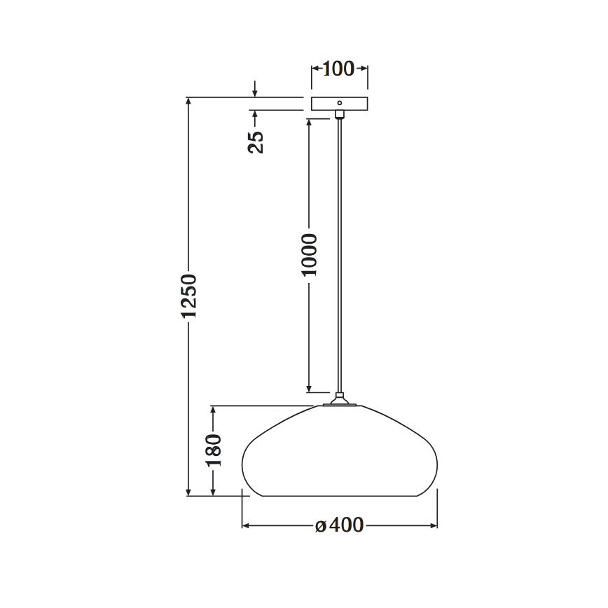 Ledvance - Pakabinamas sietynas DECOR CARDBOARD 1xE27/15W/230V diametras 40 cm