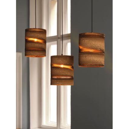 Ledvance - Pakabinamas sietynas DECOR CARDBOARD 3xE27/15W/230V