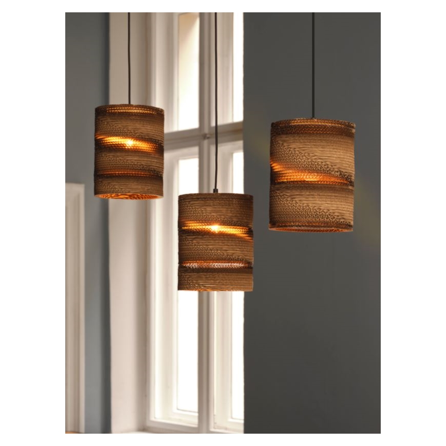 Ledvance - Pakabinamas sietynas DECOR CARDBOARD 3xE27/15W/230V