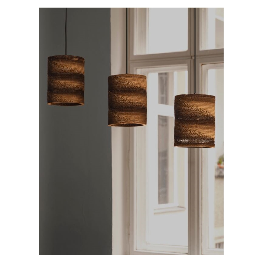 Ledvance - Pakabinamas sietynas DECOR CARDBOARD 3xE27/15W/230V