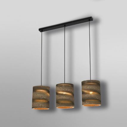 Ledvance - Pakabinamas sietynas DECOR CARDBOARD 3xE27/15W/230V