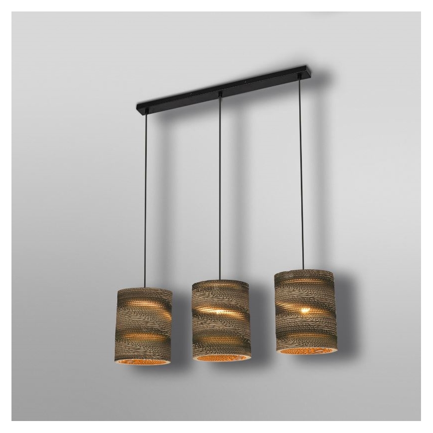 Ledvance - Pakabinamas sietynas DECOR CARDBOARD 3xE27/15W/230V