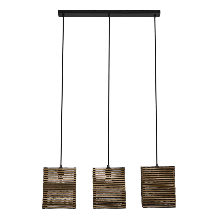 Ledvance - Pakabinamas sietynas DECOR CARDBOARD 3xE27/15W/230V