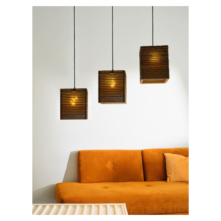 Ledvance - Pakabinamas sietynas DECOR CARDBOARD 3xE27/15W/230V