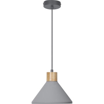 Ledvance - Pakabinamas sietynas DECOR CONCRETE 1xE27/15W/230V diametras 22 cm betonas pilka