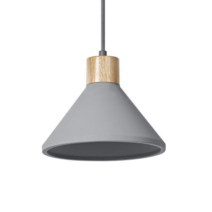Ledvance - Pakabinamas sietynas DECOR CONCRETE 1xE27/15W/230V diametras 22 cm betonas pilka