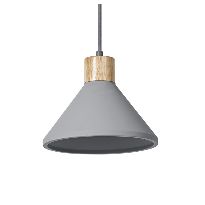 Ledvance - Pakabinamas sietynas DECOR CONCRETE 1xE27/15W/230V diametras 22 cm betonas pilka