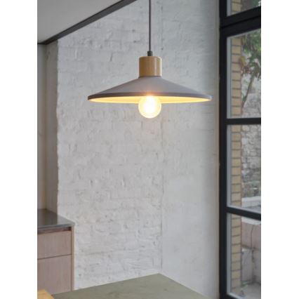 Ledvance - Pakabinamas sietynas DECOR CONCRETE 1xE27/15W/230V diametras 32 cm betonas pilka