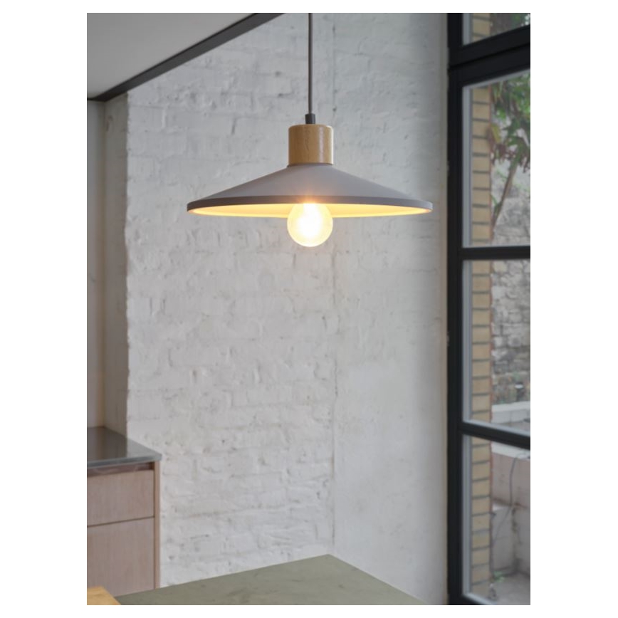 Ledvance - Pakabinamas sietynas DECOR CONCRETE 1xE27/15W/230V diametras 32 cm betonas pilka
