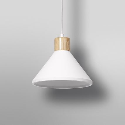 Ledvance - Pakabinamas sietynas DECOR PLASTER 1xE27/25W/230V diametras 22 cm gipsas balta