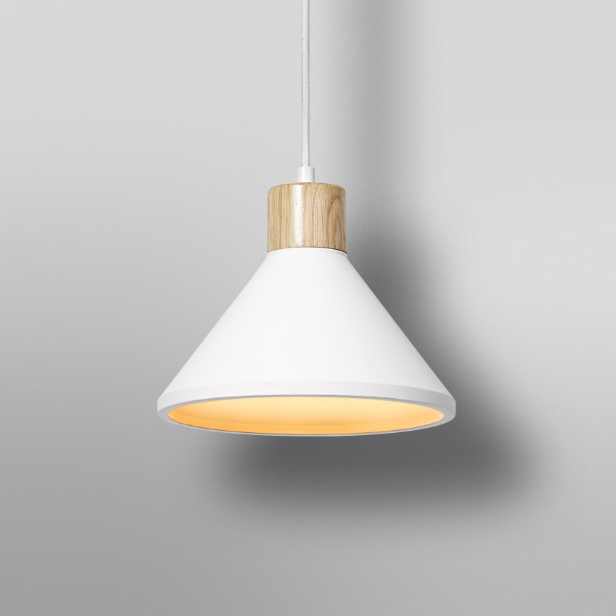Ledvance - Pakabinamas sietynas DECOR PLASTER 1xE27/25W/230V diametras 22 cm gipsas balta
