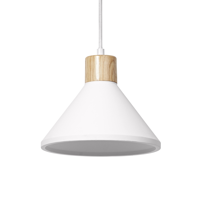 Ledvance - Pakabinamas sietynas DECOR PLASTER 1xE27/25W/230V diametras 22 cm gipsas balta
