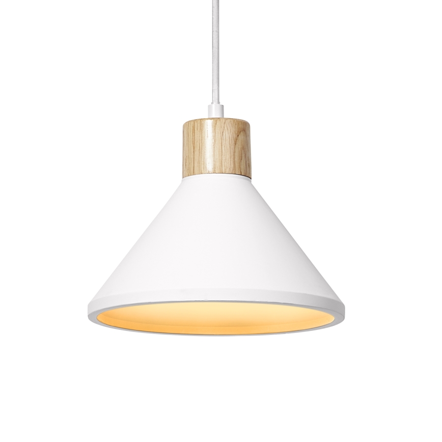 Ledvance - Pakabinamas sietynas DECOR PLASTER 1xE27/25W/230V diametras 22 cm gipsas balta