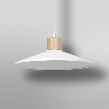 Ledvance - Pakabinamas sietynas DECOR PLASTER 1xE27/25W/230V diametras 32 cm gipsas balta
