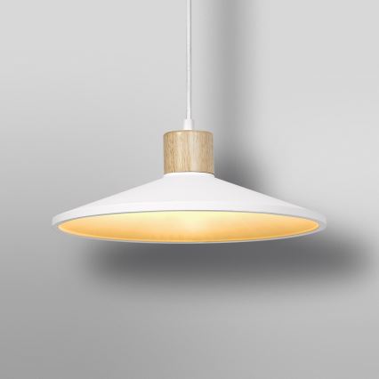 Ledvance - Pakabinamas sietynas DECOR PLASTER 1xE27/25W/230V diametras 32 cm gipsas balta