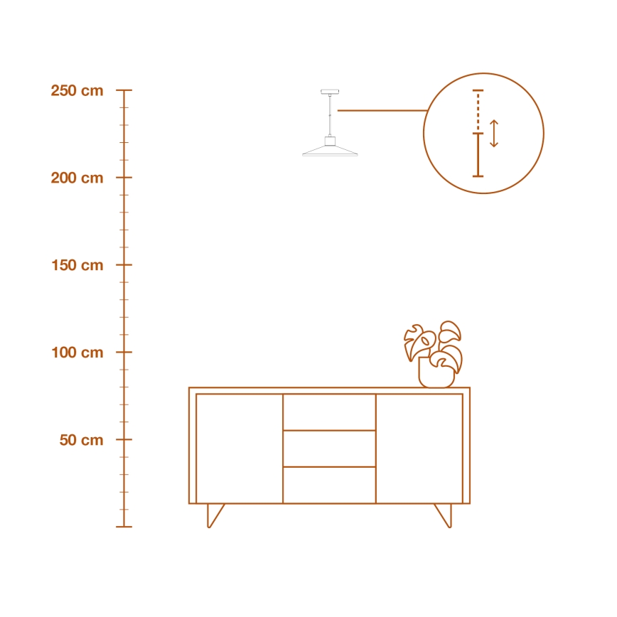Ledvance - Pakabinamas sietynas DECOR PLASTER 1xE27/25W/230V diametras 32 cm gipsas balta