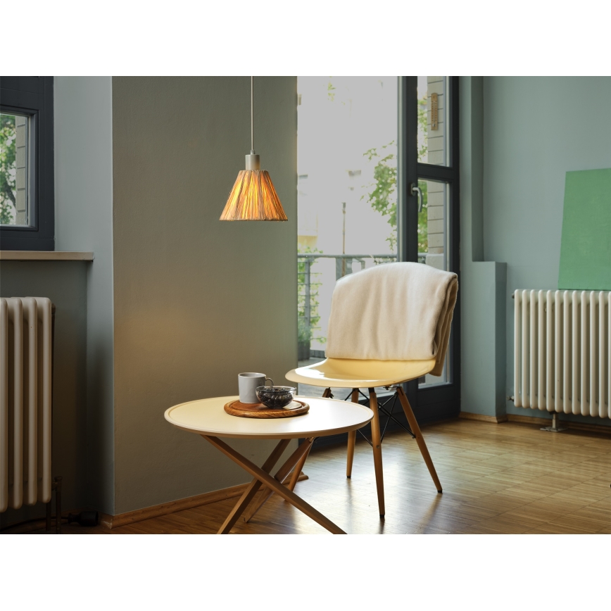 Ledvance - Pakabinamas sietynas DECOR RAFFIA 1xE27/15W/230V