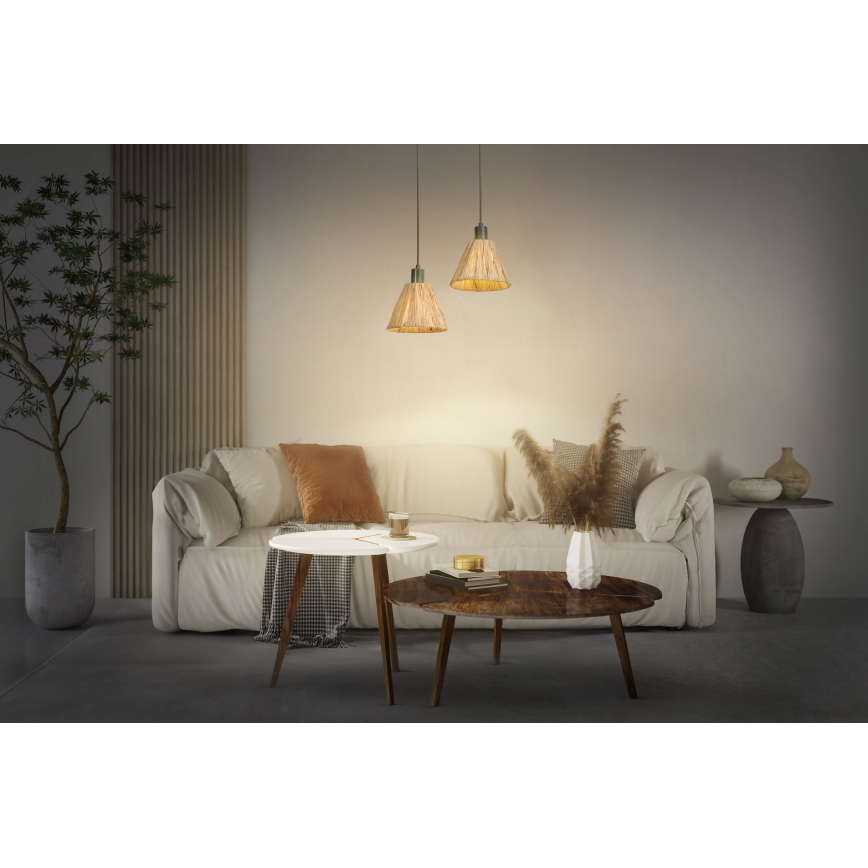 Ledvance - Pakabinamas sietynas DECOR RAFFIA 1xE27/15W/230V