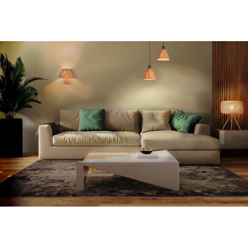 Ledvance - Pakabinamas sietynas DECOR RAFFIA 1xE27/15W/230V