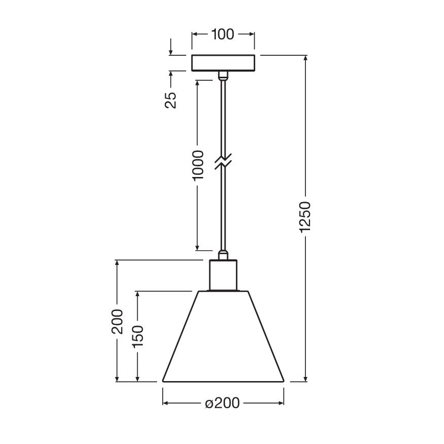 Ledvance - Pakabinamas sietynas DECOR RAFFIA 1xE27/15W/230V