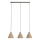 Ledvance - Pakabinamas sietynas DECOR RAFFIA 3xE27/15W/230V raffia bast