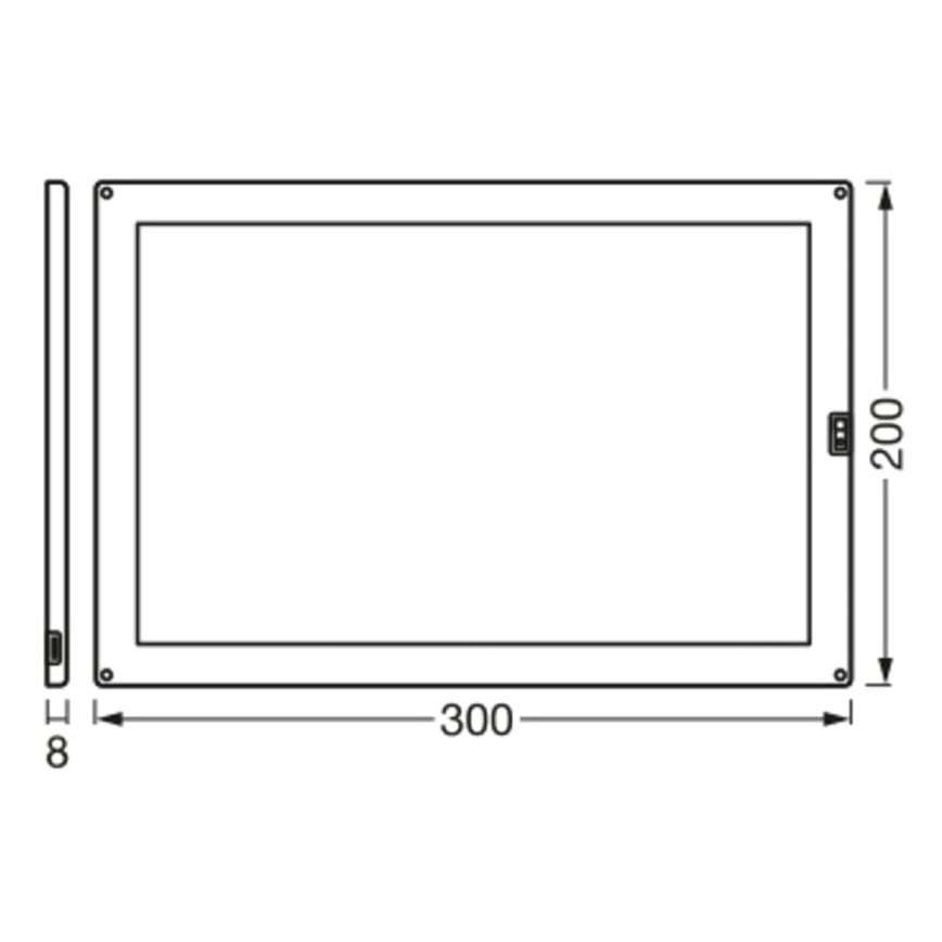 Ledvance - Prailginimo komplektas LED reguliuojamas baldų apšvietimas SMART+ UNDERCABINET LED/6,8W/24/230V 2700-6500K Wi-Fi