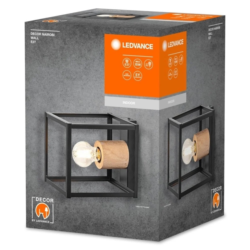 Ledvance - Sieninis šviestuvas DECOR NAIROBI 1xE27/15W/230V