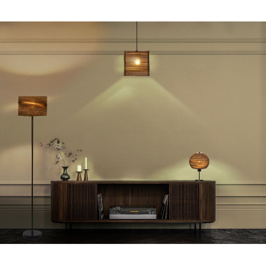 Ledvance - Stalinis šviestuvas DECOR CARDBOARD 1xE27/15W/230V diametras 26 cm