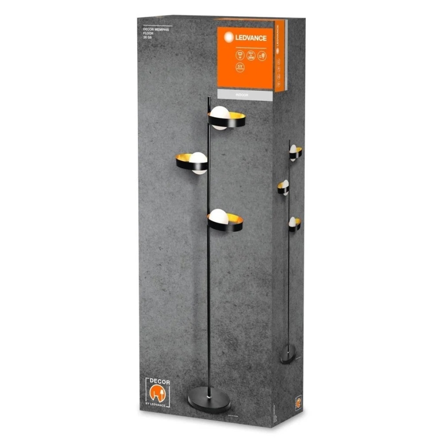 Ledvance - Stalinis šviestuvas DECOR MEMPHIS 3xG9/28W/230V