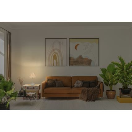 Ledvance - Stalinis šviestuvas DECOR RAFFIA 1xE27/15W/230V raffia bast