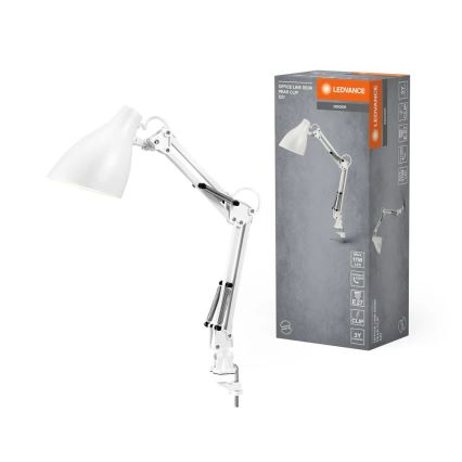 Ledvance - Stalinis šviestuvas su segtuku PEAR 1xE27/11W/230V baltas