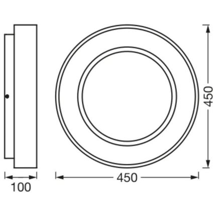 Ledvance-LED Reguliuojamas lubų šviestuvas SUN@HOME CIRCULAR LED/18,5W/230V Wi-Fi
