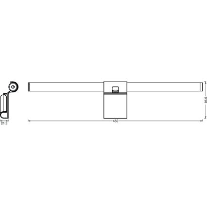 Ledvance - LED reguliuojamas monitoriaus apšvietimas SUN@HOME LED/2,5W/5V 2200-5000K CRI 95 Wi-Fi