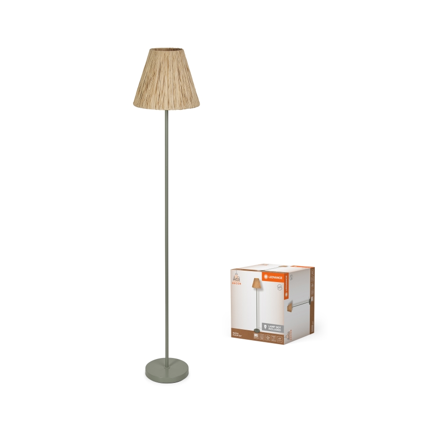 Ledvance - Toršeras DECOR RAFFIA 1xE27/15W/230V raffia bast