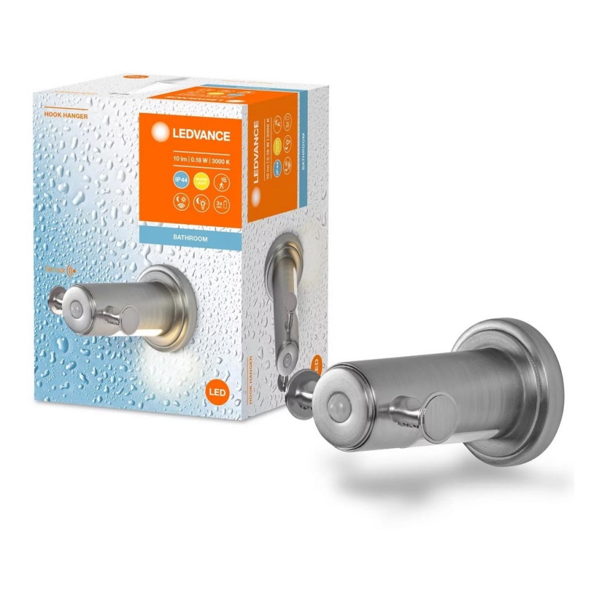 Ledvance - Vonia siena kabykla su LED foninis apšvietimas IP44 3xAAA