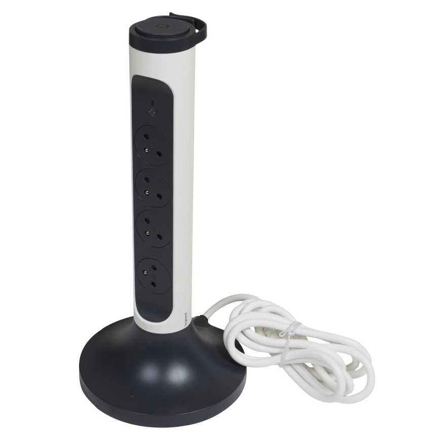 Legrand 049410 – Lizdo kolona 230V/16A, 4x2P+T 2m