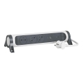 Legrand 049416 - Prailgintuvas su jungikliu 3Z Tipas E + USB-A + USB-C 1,5m