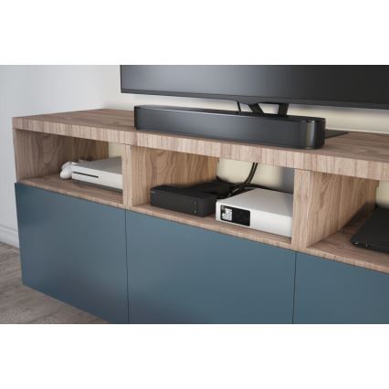 Legrand 049430 - Multimedijos HUB su jungikliu 4Z Tipas E + 4Z Tipas C 2m juoda