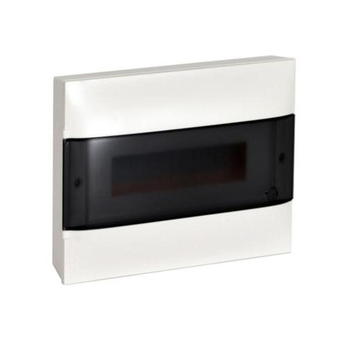 Legrand - 12 modulių skydelis IP40 baltas/juodas