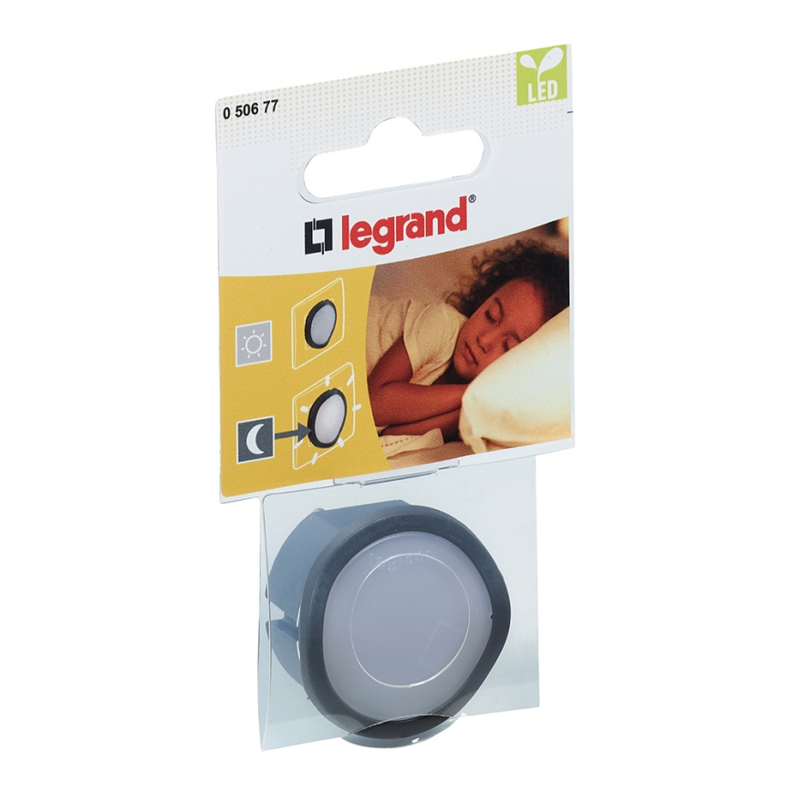 Legrand 50677 - LED Naktinė lizdo lemputė PL9 LED/0,06W/230V