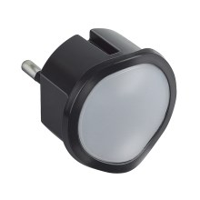 Legrand 50677 - Pritemdoma LED naktinė lemputė, jungiama į kištukinį lizdą PL9 LED/0,06W/230V