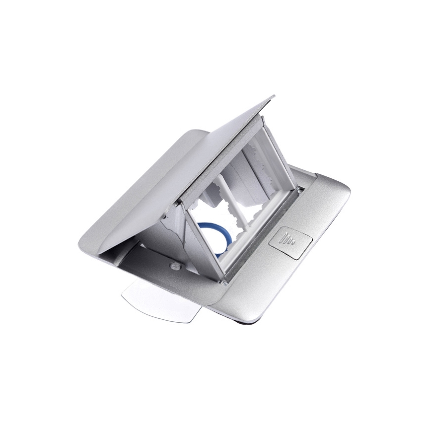 Legrand 54011 - Į stalą montuojamo kištukinio lizdo rėmelis POP-UP 4M aliuminio