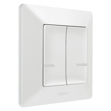 Legrand 752187- Išmanusis belaidis 2 mygtukų jungiklis VALENA 1xCR2032 Wi-Fi IP40