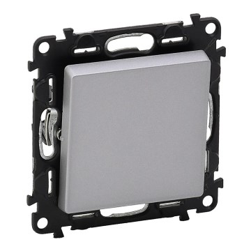 Legrand 752301 - VALENA LIFE jungiklis, 1 mygtukas, 250V/10A, aliuminis