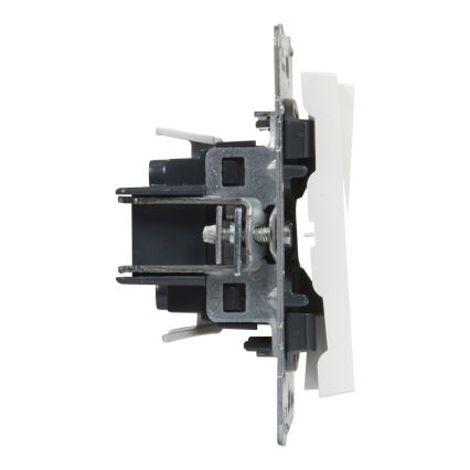Legrand - Dvigubas laiptinis jungiklis č. 6+6 be rėmelio SUNO baltas
